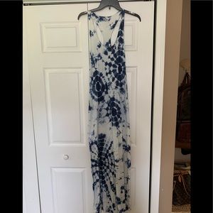 Blue O’Neill tie dye maxi dress